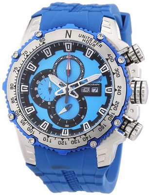Nautec No Limit Quartz D2X DT QZ/RBSTSTBL-BL with Rubber Strap
