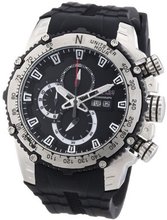 Nautec No Limit Quartz D2X DT QZ/RBSTSTSL-BK with Rubber Strap