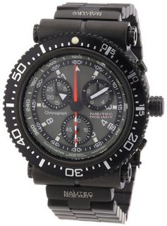 Nautec No Limit Quartz Deep Sea Professional Chronograph DSPM QZ/IPIPBKOL with Metal Strap