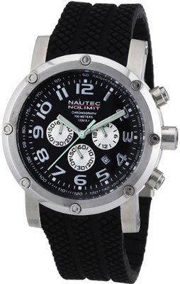 Nautec No Limit Quartz Firth FI QZ2/RBSTSTBK with Rubber Strap