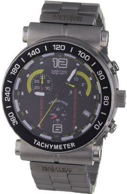 Nautec No Limit Quartz TU QZ/STSTBKBK-YL with Metal Strap