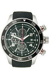 Nautica Chronograph Silicone - Black Box set #N23606G
