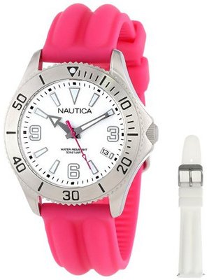 Nautica N11611M NAC 102 Box Set Classic Analog Enamel Bezel