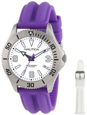 Nautica N11612M NAC 102 Box Set Classic Analog Enamel Bezel