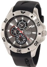 Nautica N14609G NST 06 Multifunction Black Resin Strap