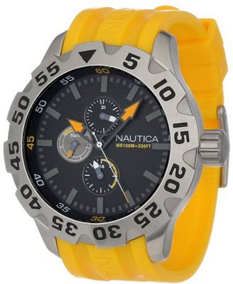 Nautica N15566G BFD 100 Multifunction Black Dial