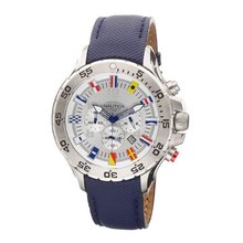 Nautica N16530G NST Chronograph Blue Polyurethane