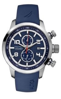 Nautica N17580G NCT 400 Navy Resin and Blue Dial