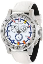 Nautica N19598G NST 600 Chrono Flag Classic Analog with Enamel Bezel