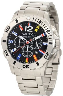 Nautica N21531G Bfd 101 Dive Style Chrono Flag