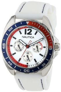 Nautica Unisex N09907G Sport Ring Multifunction White Box Set