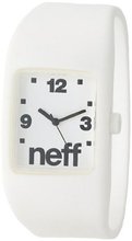 Neff NF0205-s/m white Interchangeable Face Silicon Stretch Band