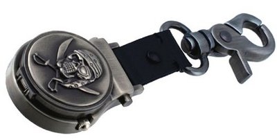 Nemesis #B3180P Pirate Skull Double Sword Clip
