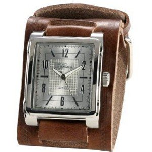 Nemesis #BIN053S Signature Collection Wide Leather Cuff Band