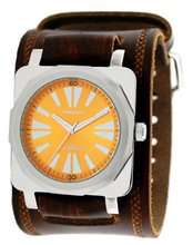 Nemesis #BIN063O Premium Wide Leather Cuff Band