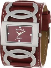 Nemesis NS104BU Black Collection Cross Arc Leather Band