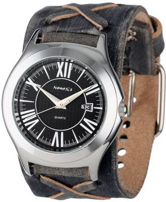 Nemesis Unisex FXB099K Classics Faded Leather Band