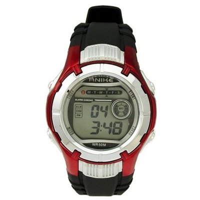 Fashion Flash Lights 50m Waterproof Chronograph Digital Sports