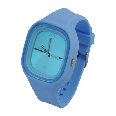 Jelly Silicone Sports Unisex Wrist Blue