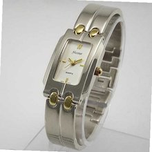 NICOLET Two-Tone Bangle Bracelet . Model: NC-2015W