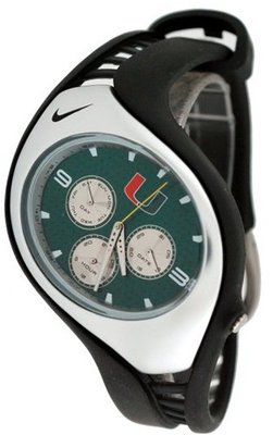 Nike Triax Swift 3i Analog NCAA University of Miami Team - Black/Green - WD0042-013