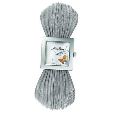 Nina Ricci N019 N01912351 mm Silver Steel Bracelet & Case Synthetic Sapphire