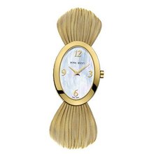 Nina Ricci N035 N03543734 mm Gold Steel Bracelet & Case Synthetic Sapphire