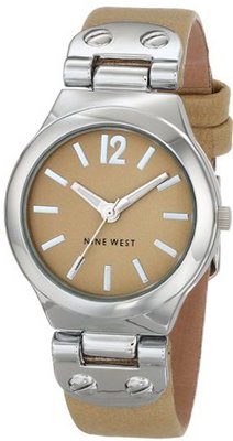 Nine West NW/1383CMCM Silver-Tone Cream Strap