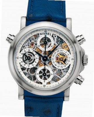 Nivrel Chronographs Chronograph Skeleton GMT