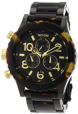 Nixon 42-20 Chrono All Black/Tortoise, One Size  Nixon