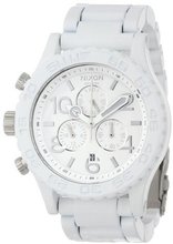 Nixon 42-20 Chrono All White/Silver, One Size
