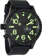 Nixon 51-30 Tide Black Dial Black PVD A0581256