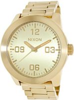 Nixon Corporal Sterling Silver One Size Gold