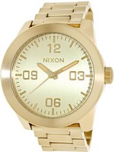 Nixon Corporal Sterling Silver One Size Gold