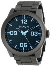 Nixon Corporal Sterling Silver One Size Gunmetal