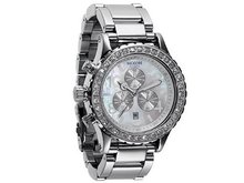 NIXON NXA037710 Chronograph Dial with Swarovski Crystal