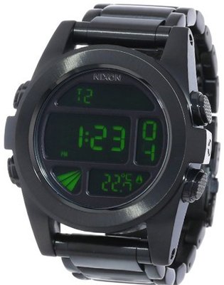 Nixon Unit Sterling Silver One Size Black