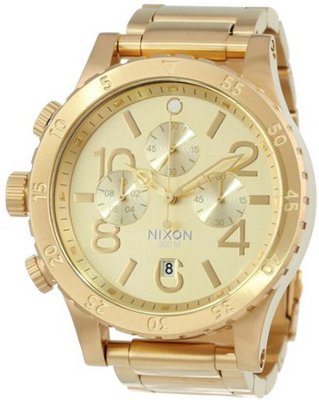 uNIXON Nixon 48-20 Chrono One Size Gold 