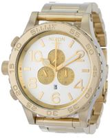 uNIXON Nixon 51-30 Chrono - Champagne Gold/Silver, One Size 