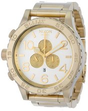 uNIXON Nixon 51-30 Chrono - Champagne Gold/Silver, One Size 