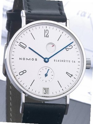 Nomos Glashütte Tangente Tangente Date Power reserve
