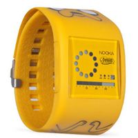 Nooka Unisex Digital with LCD Dial Digital Display and Yellow Plastic or Pu Strap zubzirc38jake