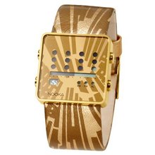 Nooka Unisex MTV-ZOT-GD MTV Zot Gold Leather