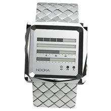Nooka Unisex Zem Zenh Mirror Steel ZEMZENHMRS