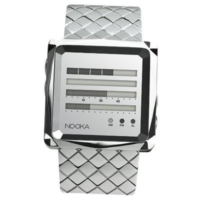 Nooka Unisex Zem Zenh Mirror Steel ZEMZENHMRS
