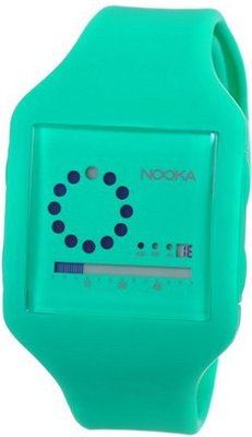 Nooka Unisex ZUB-ZIRC-NG-20 Zub Zirc Neon Green Polyurethane