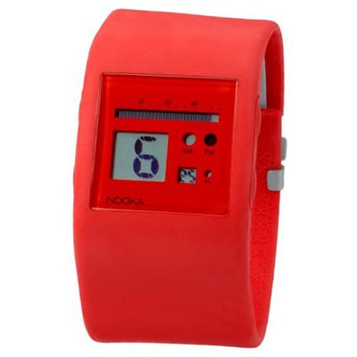 Nooka Unisex ZUB-ZOO-FR-38 Zub Zoo Fire Engine Red Polyurethane