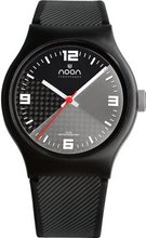 Noon Copenhagen 33-071DS15 KOLOR Black Rubber Strap