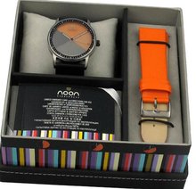 Noon Copenhagen Blk/Orange Mesh/Leather Box Set 44-003SET2