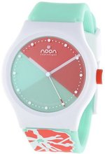 Noon Copenhagen Unisex 33-065DS6 Green and Orange Dial